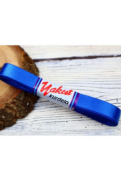 YAKUT Διακοσμητικά Υλικά Σατέν Κορδέλα 2 εκ. Σχάρα Μπλε