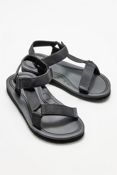 Elle Shoes Black Men's Casual Sandals