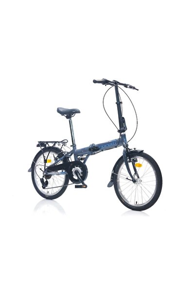 Corelli Simple 20" Katlanır Bisiklet 7 Vites Gri Mavi