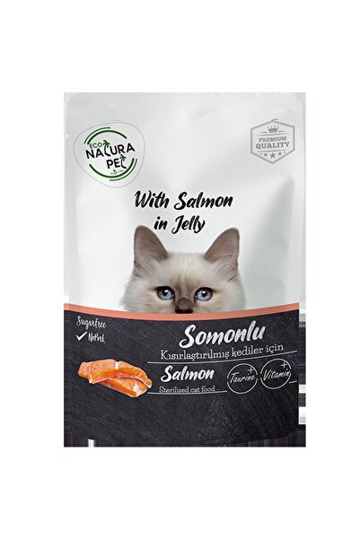 N&D Eco Natura Pet Somonlu Kısırlaştırılmış Kedi Konservesi Pouch 85 Gr