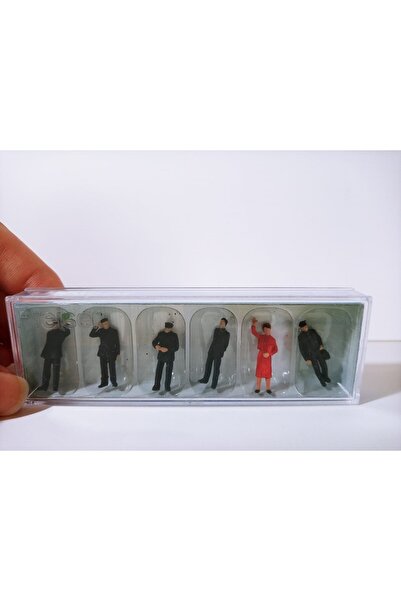 Preiser 1:87 Ho Standart Seri Tren Istasyon Personeli Figür Seti -14141