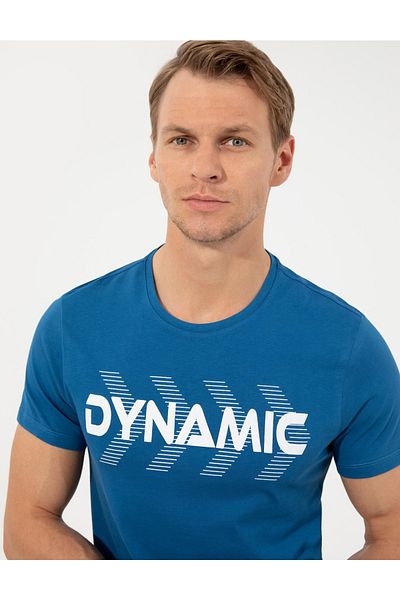 Pierre Cardin Μπλουζάκι Navy Blue Slim Fit Crew Neck