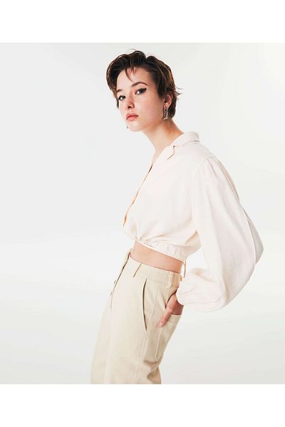 Twist Crop Blouse