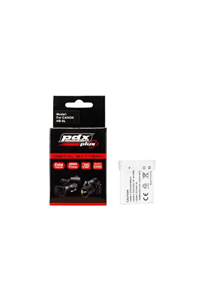 PDX Canon Nb6l Batarya Pil 870mah D20,n,s95,sd4000 Is,sd770,sd980 Is,sx260 Hs,sx280 Hs,sx500 Is,s120