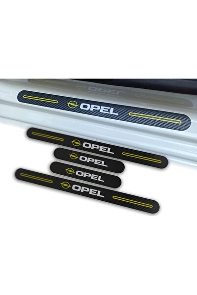 Aksefuar Lazer Opel Grubu Carbon Kapı Eşiği 4'lü Set Kırılmaz