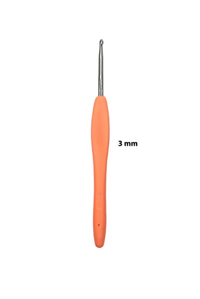 aladepo Πλεκτό μακραμέ με βελονάκι με ελαστική λαβή Νο: 3 mm (15 cm)