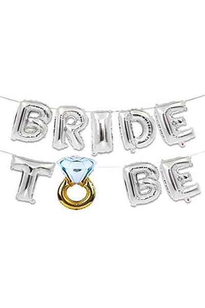 Happyland Bride To Be I'm Becoming a Bride Foil Balloon Set 40 Cm