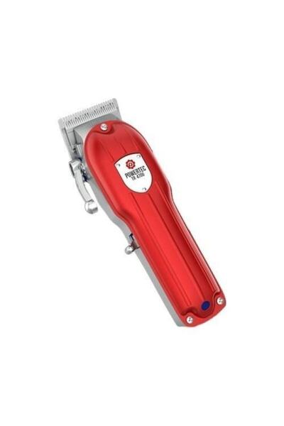 POWERTEC Tr-4700 Kırmızı Saç Makinesi Çift Bataryalı Tr4700
