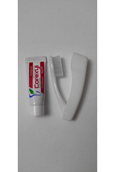 otelneister Otel Tipi Seyahat Tipi Diş Seti Jelatinli Katlanır Diş Fırçası + ...