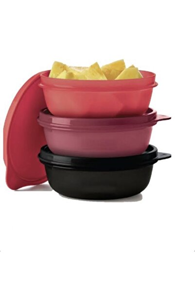 Tupperware 300 مل 3 عبوات حلوى