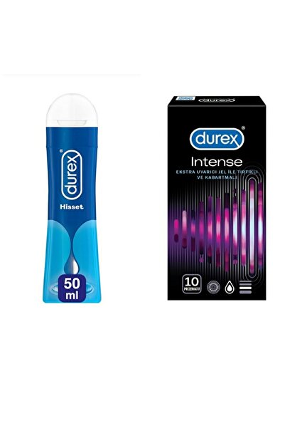 Durex Uyarıcılı Tırtıklı Prezarvatif Hassas Kayganlaştırıcı Jel