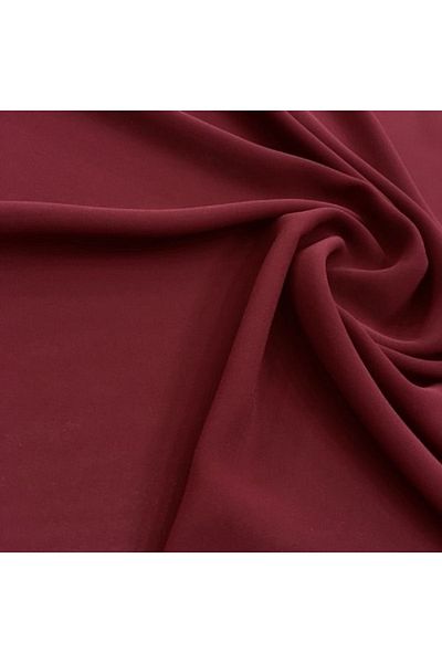 LİLYHOBBYLAND Prayer Headscarf Chiffon Fabric: Claret Red