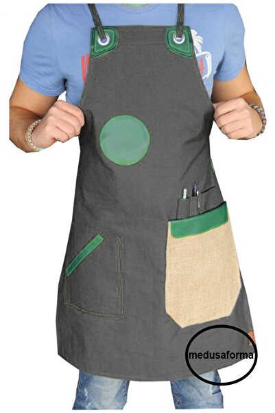 medusaforma مريلة مطبخ ذات حزام متقاطع ماستر شيف كافيه شيف نادل كوك تصفيف الش...