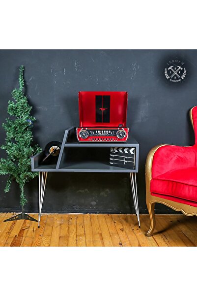 Lernan Group Retro Plak Ve Pikap Sehpası