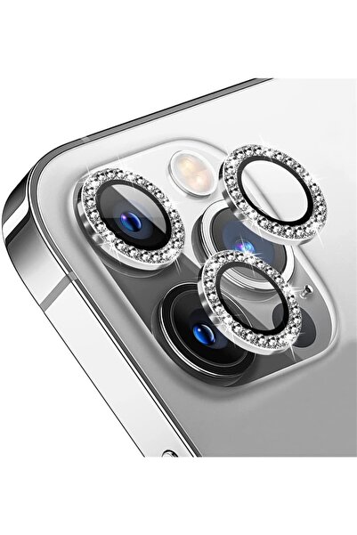 Powerfox Iphone 12 Pro Max Uyumlu Swarowski Taşlı Tempered Glass Kamera Lens ...