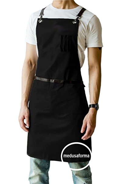 medusaforma مريلة مطبخ متقاطعة من ماستر شيف كافيه مطعم الشيف النادل كوك مصفف ...