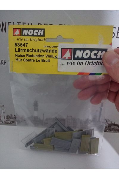 Noch 1:87 Ho Model Railway Safety and Noise Barriers