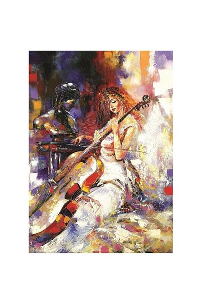 Art Puzzle Brand: 5088/Art , Cellist 500 Piece Puzzle Category: Puzzle