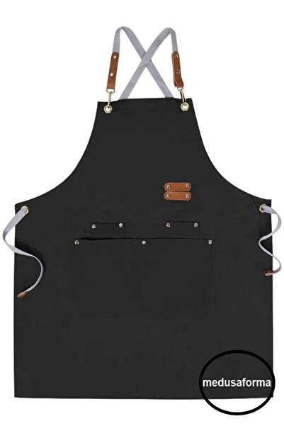 medusaforma مريلة مطبخ متقاطعة من ماستر شيف كافيه شيف نادل كوك مصفف شعر آرت ب...