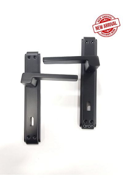 ARON Luxury Stainless Phoenix Mirrored Matte Black (room) Door Handle Aluminum / Steel