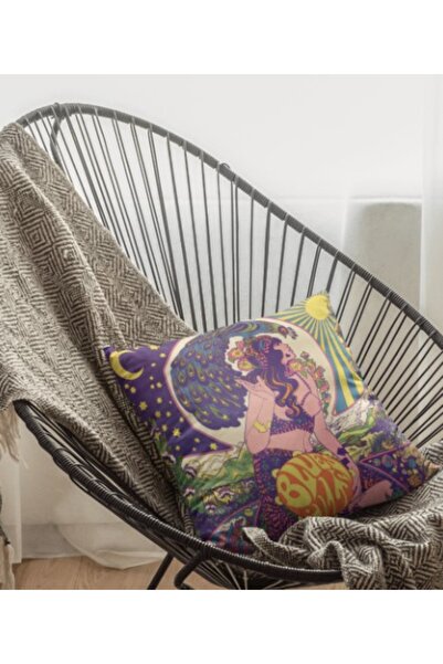 ALAMODECOR Чохол для подушки з двостороннім принтом та застібкою-блискавкою, спеціальний дизайн (43 см × 43 см)