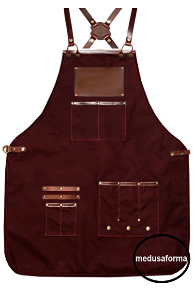 medusaforma مريلة مطبخ متقاطعة من ماستر شيف كافيه شيف نادل كوك مصفف شعر آرت ب...
