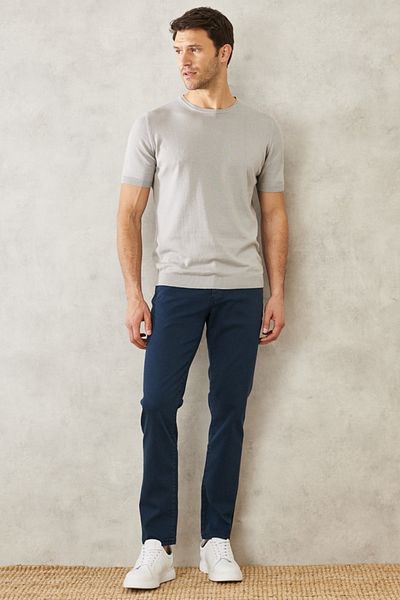 ALTINYILDIZ CLASSICS Ανδρικό Navy Blue 360 μοιρών Stretching προς όλες τις κατευθύνσεις Άνετο Slim Fit Slim Fit Παντελόνι