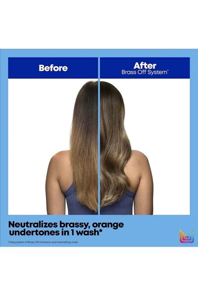 Matrix Total Results Brass Off For Brunettes Blue Color Refreshing Shampoo 1000 Ml