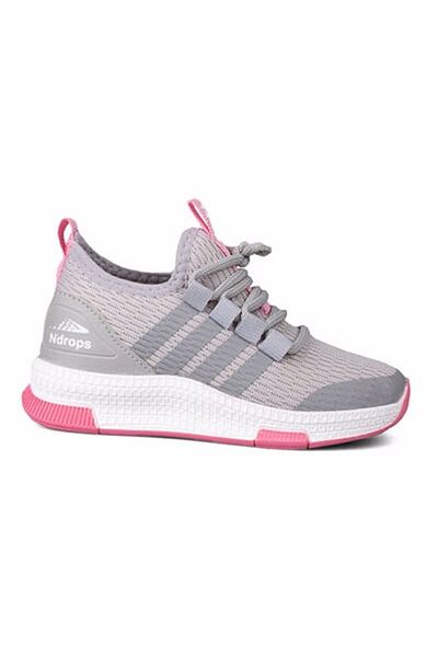 Ndrops 02 Pantofi sport pentru copii, cu plasă, vară, ortopedice, confortabile, ușoare, de culoare roz gheață