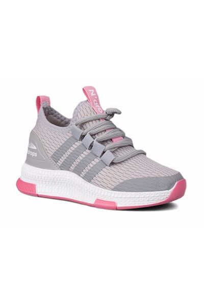 Ndrops 02 Pantofi sport pentru copii, cu plasă, vară, ortopedice, confortabile, ușoare, de culoare roz gheață