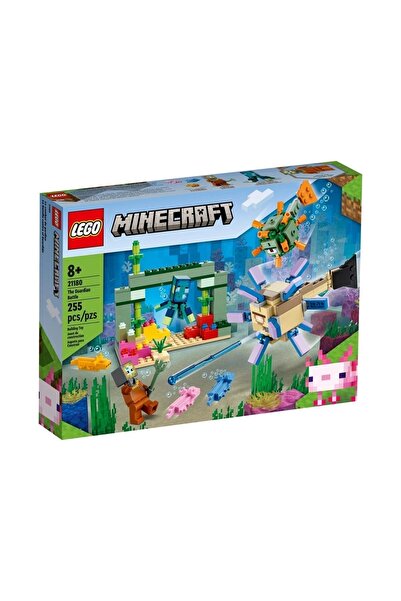 LEGO ® Minecraft® Gardiyan Savaşı 21180 – Macera Oyunlarını Seven Çocuklar İçin Yaratıcı Oyuncak Ya