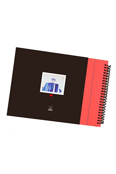 PAKLON كتاب ذكريات مغامرة الطفل (ورقة داخلية سوداء)