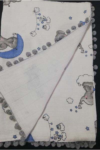 LİLYHOBBYLAND Muslin Multi-Purpose Baby Blanket