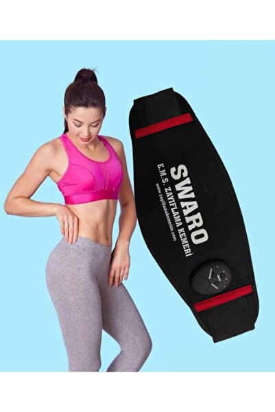 SWARO Şarjlı Kemeri Yag Kas ,sıkılaşma Masaj Titreşim Incelme Egzersiz Yardımcı Göbek Eritme