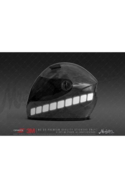Bay Etiket Rfhlm240 Reflektif Kask Seritleri V2-beyaz