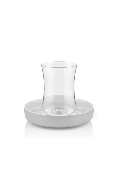 Koleksiyon Istanbul Tiryaki Beyaz Çay Bardağı Seti 6 Lı