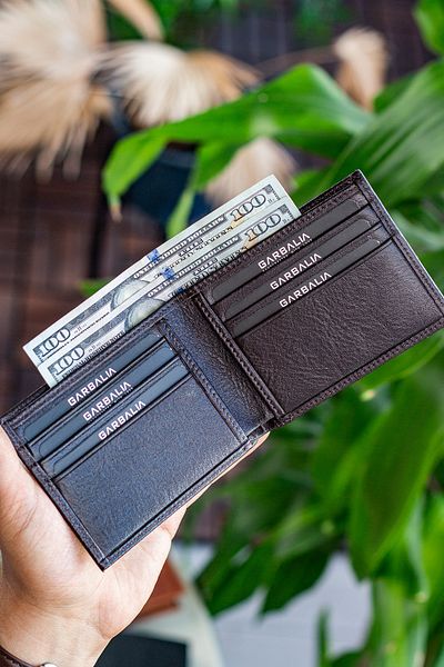 Garbalia Venice Genuine Leather Classic Brown Men's Wallet