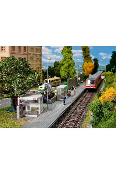 Faller 1:87 Ho Model Station Peron Detail Set-120240