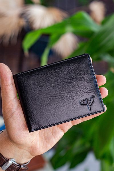 Garbalia Venice Genuine Leather Classic Black Men's Wallet