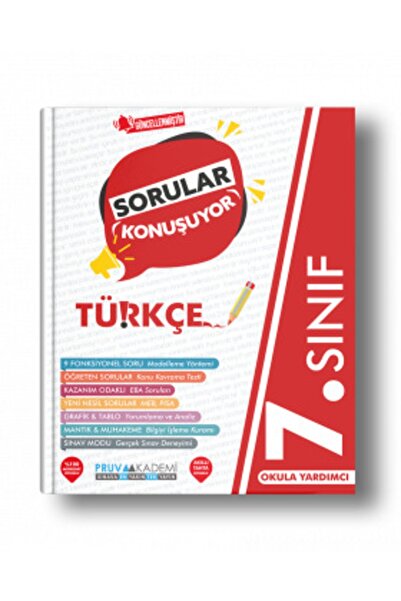Pruva Akademi Pruva 7 Sınıf Türkçe Sorular Konuşuyor