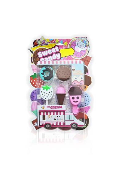Mashotrend Ice Cream Sweet Candy 5 Parça Dondurmacı Seti - Şekerleme Seti - Ç...
