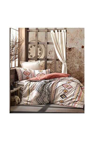 Cotton Box Ethnic Double Duvet Cover Set Felix Tile