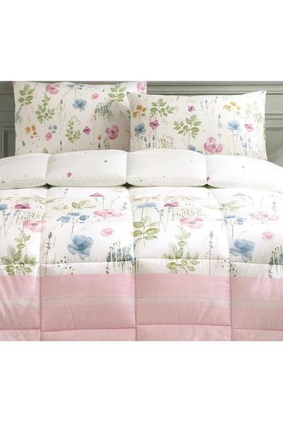 Modaletto Özdilek Bladeren Pink Double Sleeping Set Özdilek Sleeping Set Vision Sleeping Set