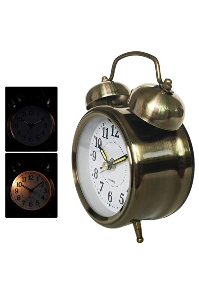 keyfim shop Dekoratif Büyük Boy Masa Üstü Işıklı Çalar Saat