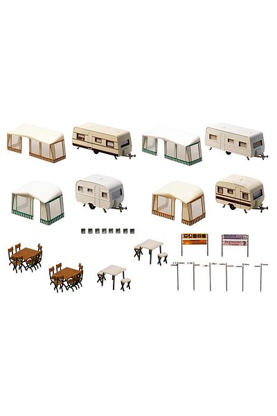 Faller 1:87 Ho Camping Caravan Set Model -130503