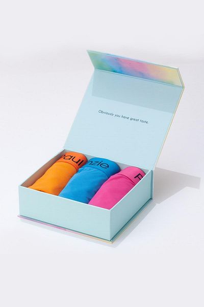 Paul Kenzie Ανδρικό Comfort Flex Slip Σετ 3 τεμαχίων - Rainbow