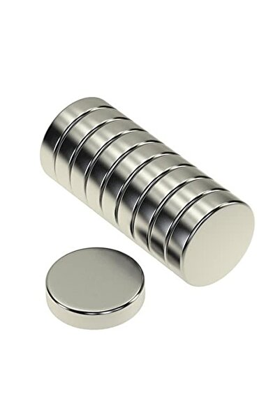 Dünya Magnet Yuvarlak Neodyum Mıknatıs 2 Adet, 20x5 Mm, 2 Adet Güçlü Magnet.