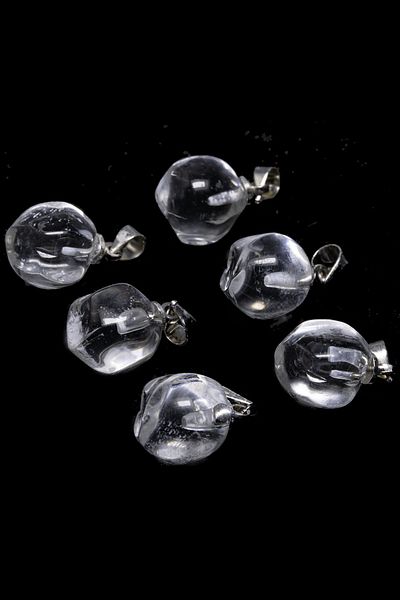 Tesbih Atölyesi Certified Faceted Natural Crystal Quartz Stone Necklace