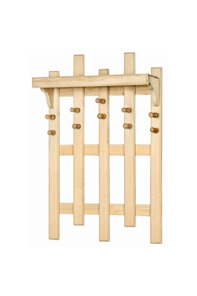 Genel Markalar Ms - Ask 101 / Çam Askılık Cilasız Ham Ahşap