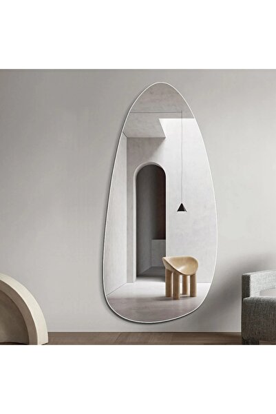 FNC CONCEPT Asimetrik Dekoratif Boy Aynası (65x145 Cm)